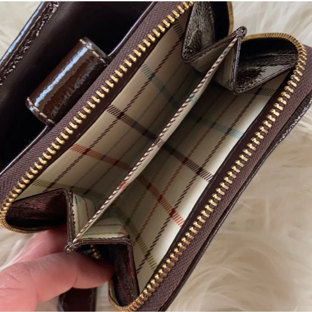 RARE Vintage Coach Brown and Tan Wallet